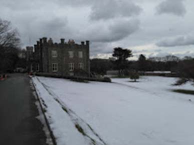 Image of the Isle of Man Nunnery, the office of ability6® on a snowy day