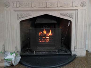 Isle of Man Nunnery, warm fire. The offices of ability6®