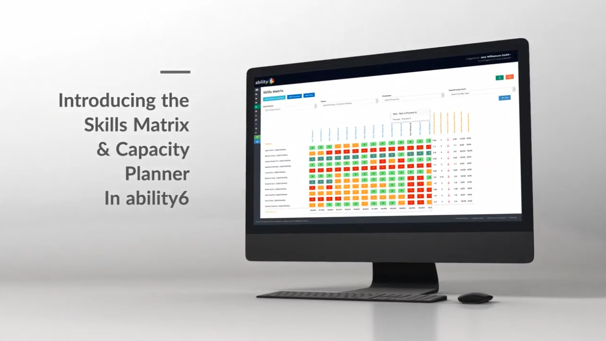 introducing the ability6 skills matrix and capacity planner